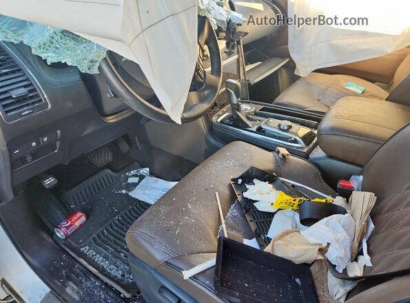 JN8AY2DA8M9374583 2021 NISSAN ARMADA White Vista del salpicadero