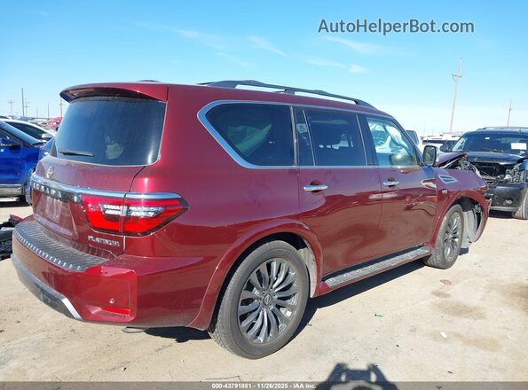JN8AY2DB7N9810673 2022 NISSAN ARMADA Maroon 