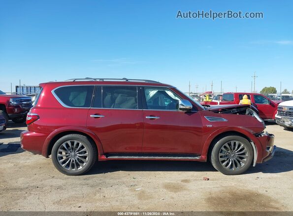 JN8AY2DB7N9810673 2022 NISSAN ARMADA Maroon 