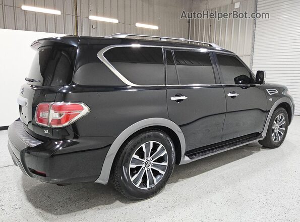 JN8AY2ND2L9105342 2020 NISSAN ARMADA Black Հետևի աջ