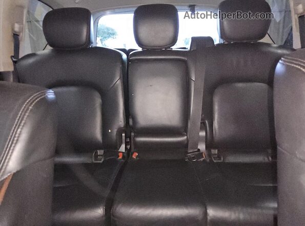 JN8AY2ND2L9105342 2020 NISSAN ARMADA Black Հետևի նստատեղերի տեսք