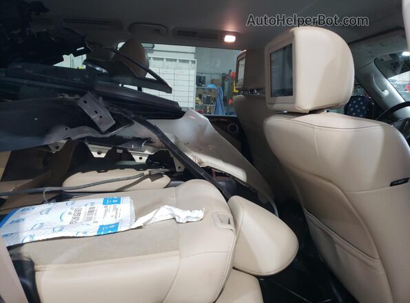JN8AY2NEXL9782437 2020 NISSAN ARMADA Cream Rear interior view