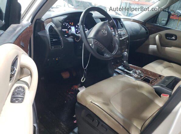 JN8AY2NEXL9782437 2020 NISSAN ARMADA Cream Dashboard view