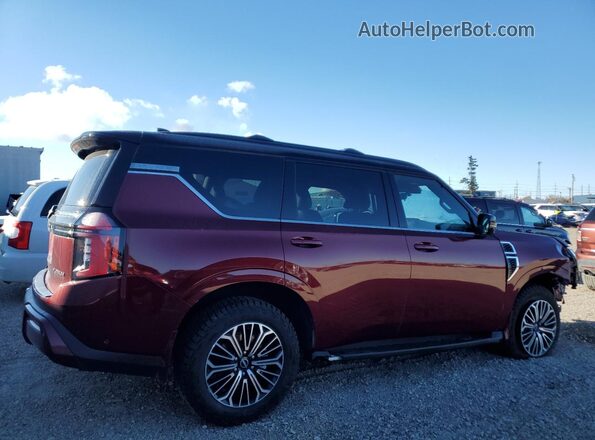 JN8AY3EB9S9102408 2025 NISSAN ARMADA Burgundy Tył prawy