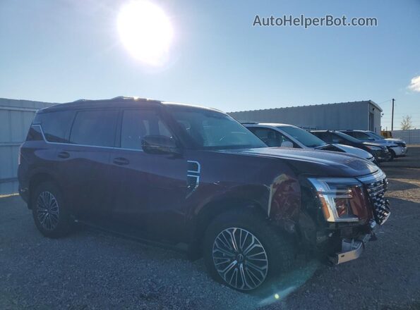 JN8AY3EB9S9102408 2025 NISSAN ARMADA Burgundy Przód prawy