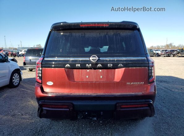 JN8AY3EB9S9102408 2025 NISSAN ARMADA Burgundy Widok z tyłu