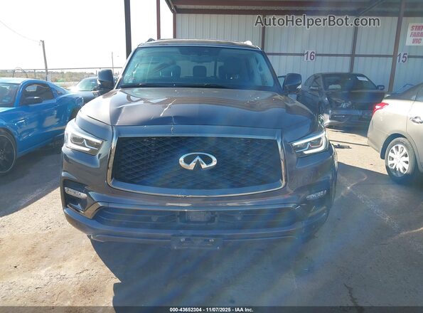 JN8AZ2AC1P9490148 2023 INFINITI QX80 Серый Вид задней части салона