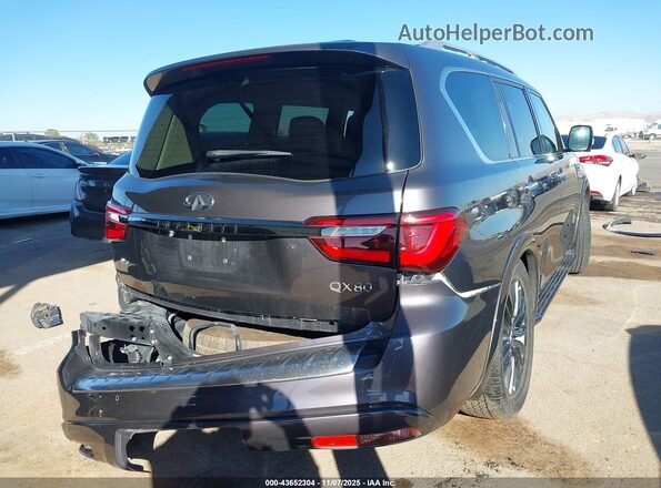 JN8AZ2AC1P9490148 2023 INFINITI QX80 Серый Задняя правая четверть