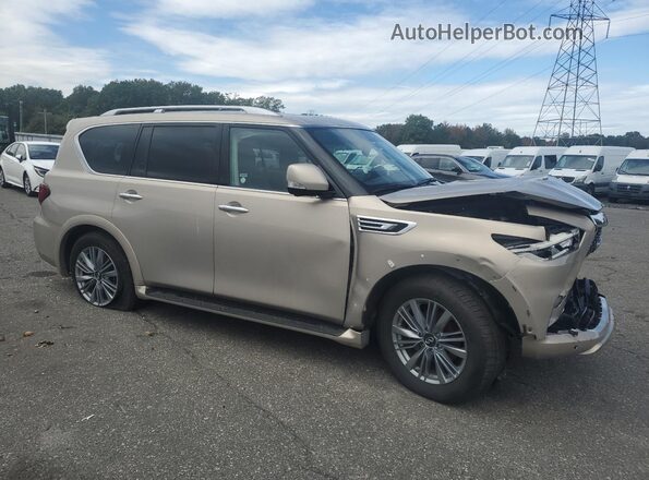 JN8AZ2AC3P9490300 2023 INFINITI QX80 Beige Передня права чверть