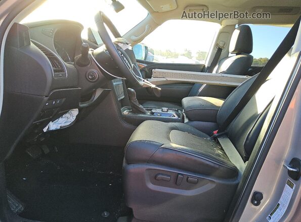 JN8AZ2AC3P9490300 2023 INFINITI QX80 Beige Вид салону спереду
