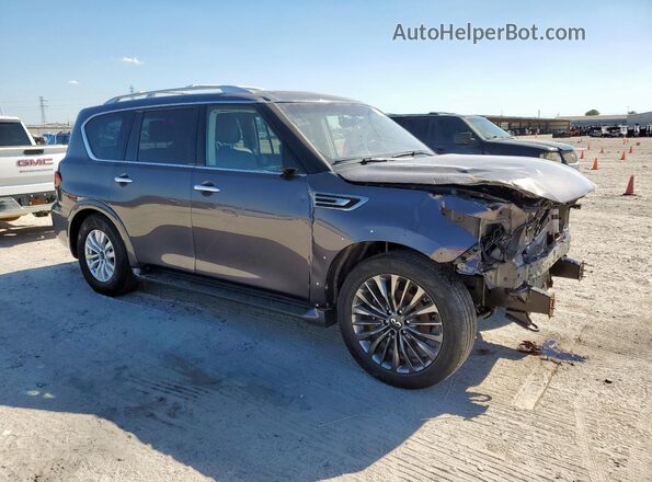 JN8AZ2AC4P9490791 2023 INFINITI QX80 Burgundy Передня права чверть