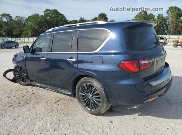 JN8AZ2ADXM9861067 2021 INFINITI QX80 Синий Задняя левая четверть