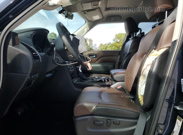 JN8AZ2ADXM9861067 2021 INFINITI QX80 Синий Вид салона спереди