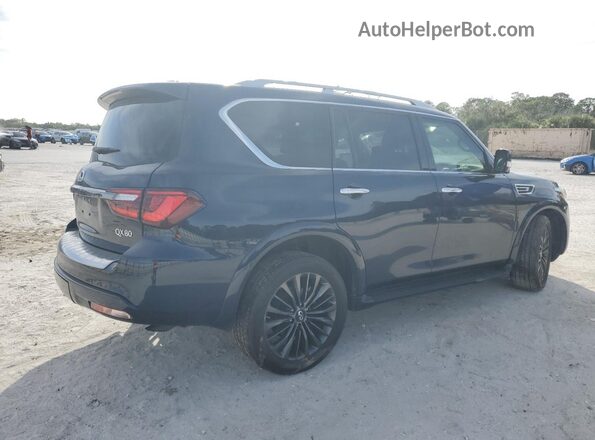 JN8AZ2ADXM9861067 2021 INFINITI QX80 Синий Задняя правая четверть