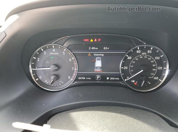 JN8AZ2ADXM9861067 2021 INFINITI QX80 Синий Вид щитка приборов