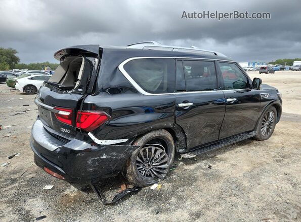 JN8AZ2AE0R9329648 2024 INFINITI QX80 Black Задня права чверть