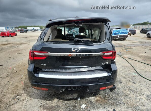 JN8AZ2AE0R9329648 2024 INFINITI QX80 Black Вид ззаду