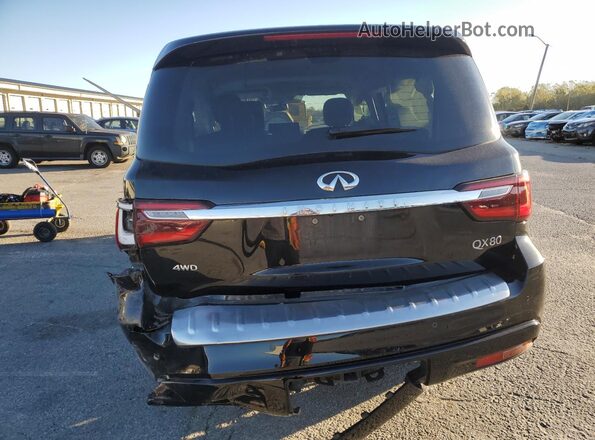 JN8AZ2AE2N9293360 2022 INFINITI QX80 Black Вид ззаду