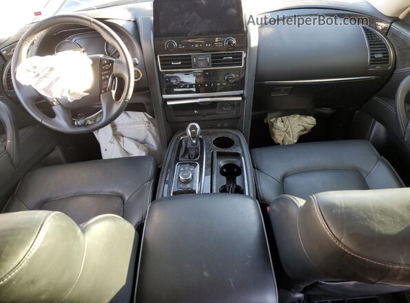 JN8AZ2AE2N9293360 2022 INFINITI QX80 Black Вид панелі приладів