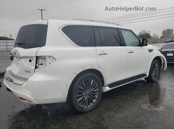 JN8AZ2AE2P9305736 2023 INFINITI QX80 White Задня права чверть