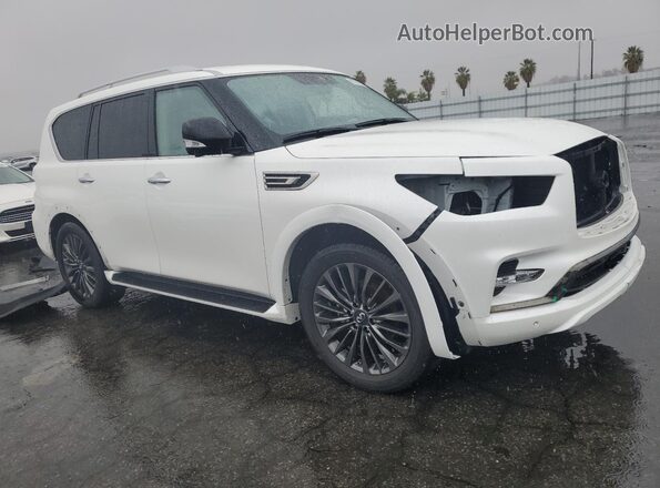 JN8AZ2AE2P9305736 2023 INFINITI QX80 White Передня права чверть