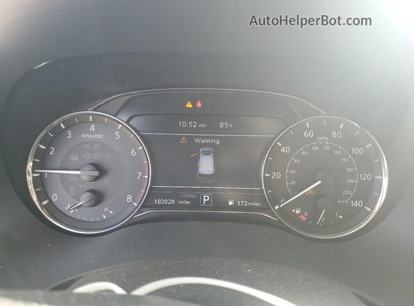JN8AZ2AE4M9268183 2021 INFINITI QX80 Blue Вид щитка приладів