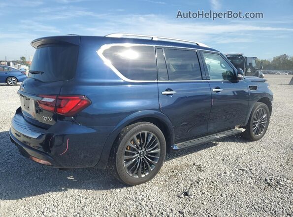 JN8AZ2AE4M9268183 2021 INFINITI QX80 Blue Задня права чверть