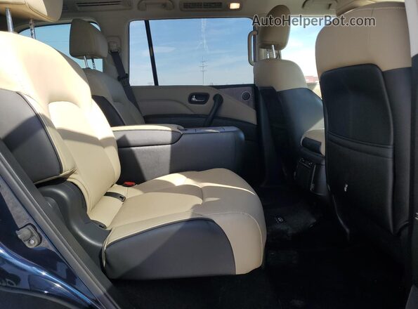 JN8AZ2AE4M9268183 2021 INFINITI QX80 Blue Вид задньої частини салону
