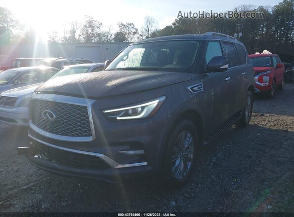 JN8AZ2AF2R9765216 2024 INFINITI QX80 Gray Передня ліва чверть