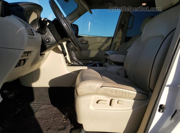 JN8AZ2AF3M9718320 2021 INFINITI QX80 White Սալոնի դիմացի տեսք