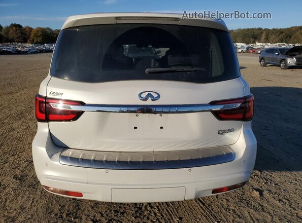 JN8AZ2AF3M9718320 2021 INFINITI QX80 White Հետևի տեսք
