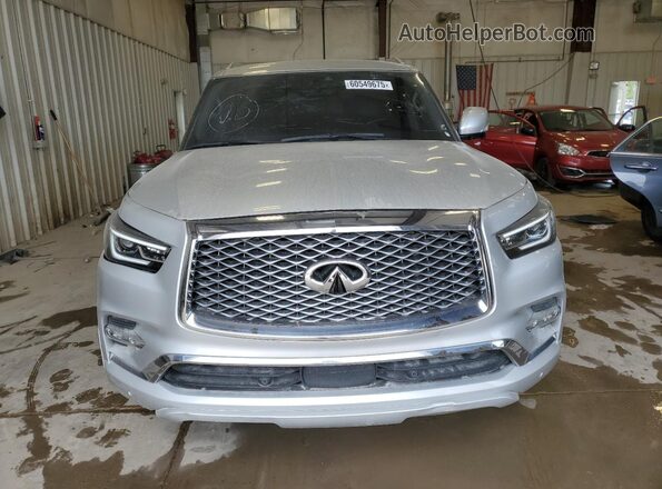 JN8AZ2AF4M9719749 2021 INFINITI QX80 Silver Widok z przodu