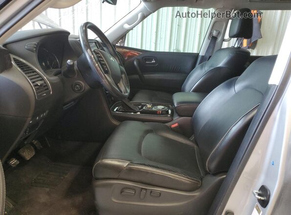 JN8AZ2AF4M9719749 2021 INFINITI QX80 Silver Widok wnętrza z przodu