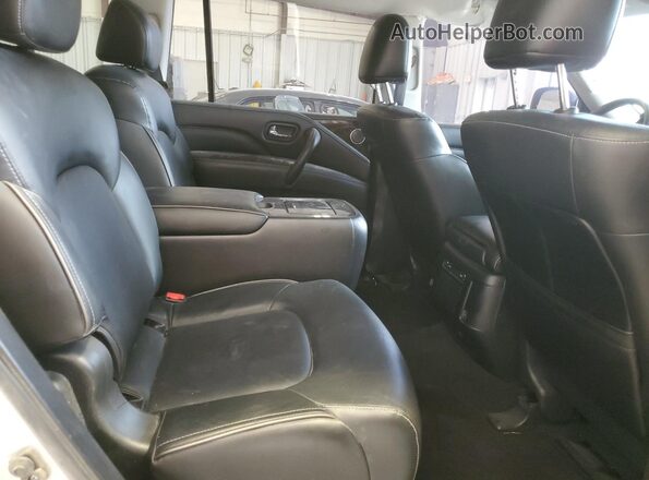 JN8AZ2AF4M9719749 2021 INFINITI QX80 Silver Widok wnętrza z tyłu