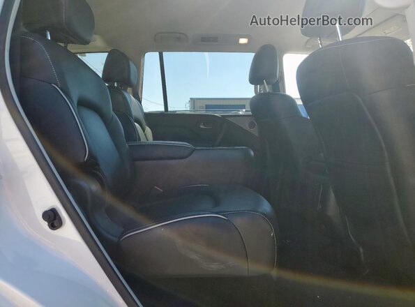JN8AZ2AF4N9742837 2022 INFINITI QX80 White უკანა სალონის ხედი