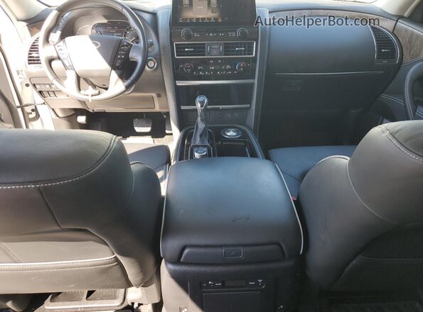 JN8AZ2AF6P9756094 2023 INFINITI QX80 White Dashboard view