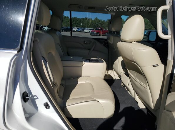 JN8AZ2AF9N9740579 2022 INFINITI QX80 White Vista de los asientos traseros