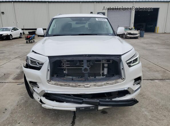 JN8AZ2NF3J9660232 2018 INFINITI QX80 White წინა ხედი