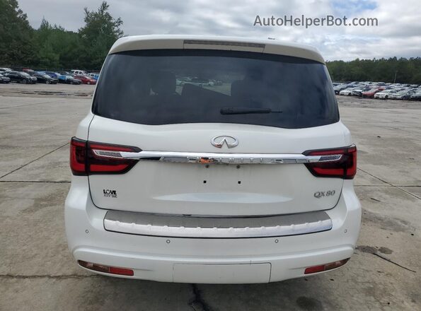 JN8AZ2NF3J9660232 2018 INFINITI QX80 White უკანა ხედი