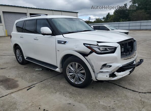 JN8AZ2NF3J9660232 2018 INFINITI QX80 White წინა მარჯვენა