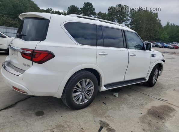 JN8AZ2NF3J9660232 2018 INFINITI QX80 White უკანა მარჯვენა