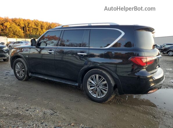 JN8AZ2NF3L9704250 2020 INFINITI QX80 Black უკანა მარცხენა