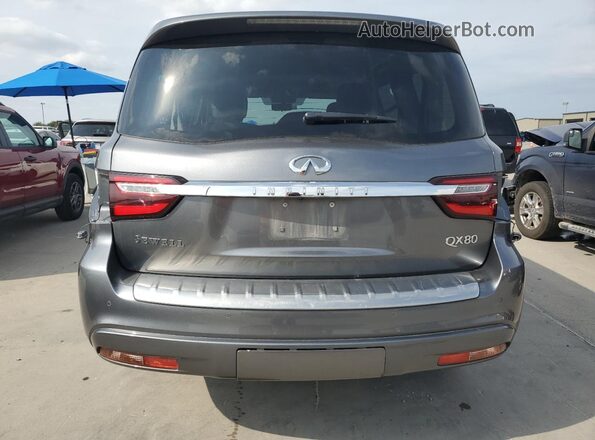 JN8AZ2NF6L9704677 2020 INFINITI QX80 Charcoal Rear view