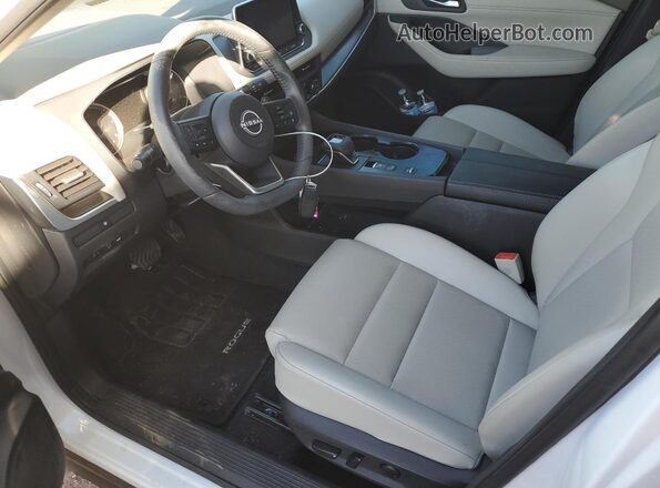 JN8BT3BAXRW362018 2024 NISSAN ROGUE White წინა სალონის ხედი