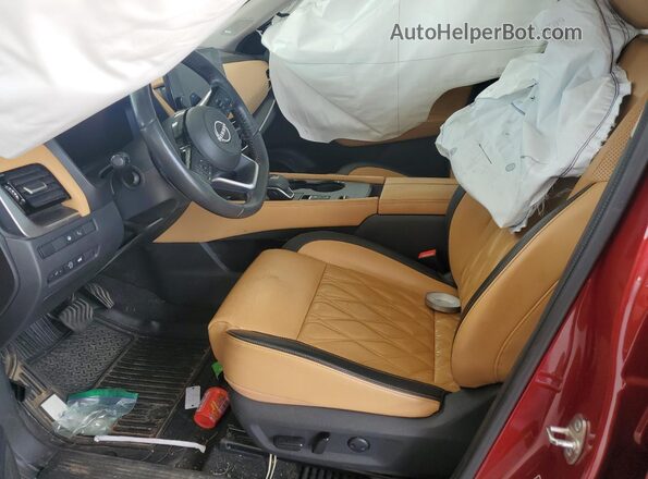 JN8BT3DCXPW103802 2023 NISSAN ROGUE Red Սալոնի դիմացի տեսք