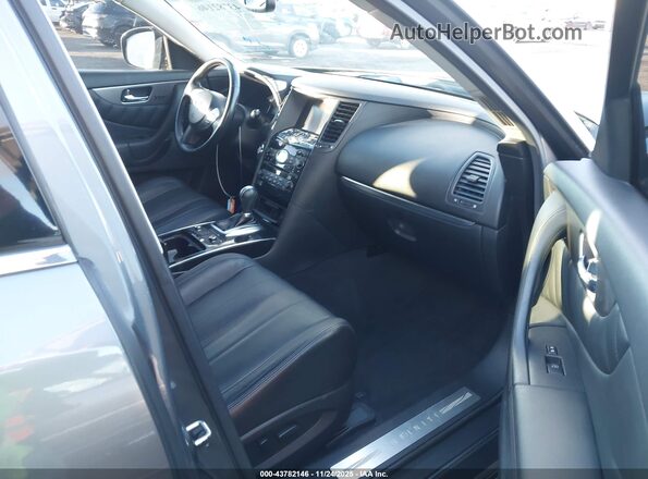 JN8CS1MW1HM412996 2017 INFINITI QX70 Silver Սալոնի դիմացի տեսք