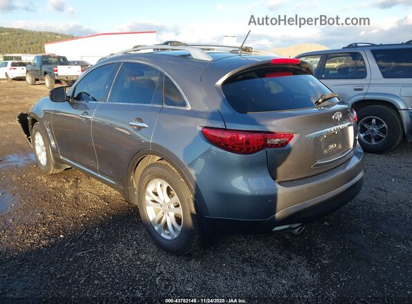 JN8CS1MW1HM412996 2017 INFINITI QX70 Silver Հետևի ձախ