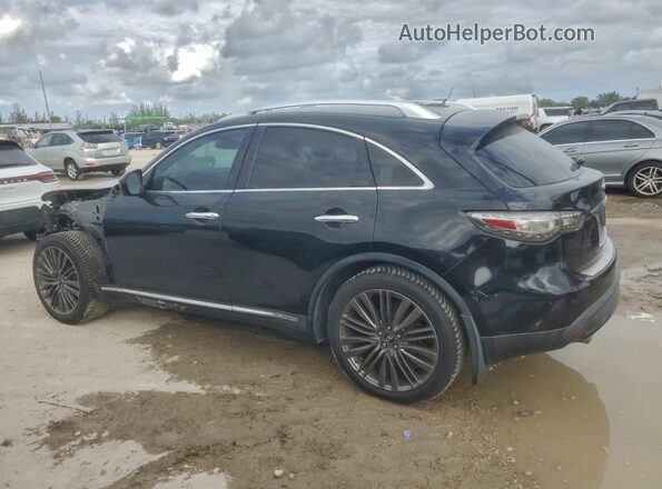 JN8CS1MW5HM413987 2017 INFINITI QX70 Черный Задняя левая четверть