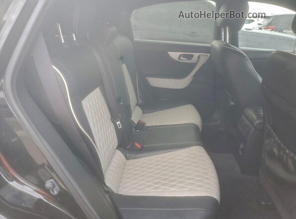 JN8CS1MW5HM413987 2017 INFINITI QX70 Черный Вид задней части салона