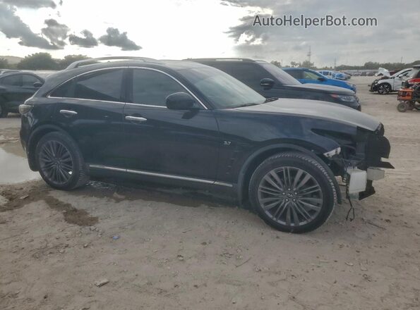 JN8CS1MW5HM413987 2017 INFINITI QX70 Черный Передняя правая четверть
